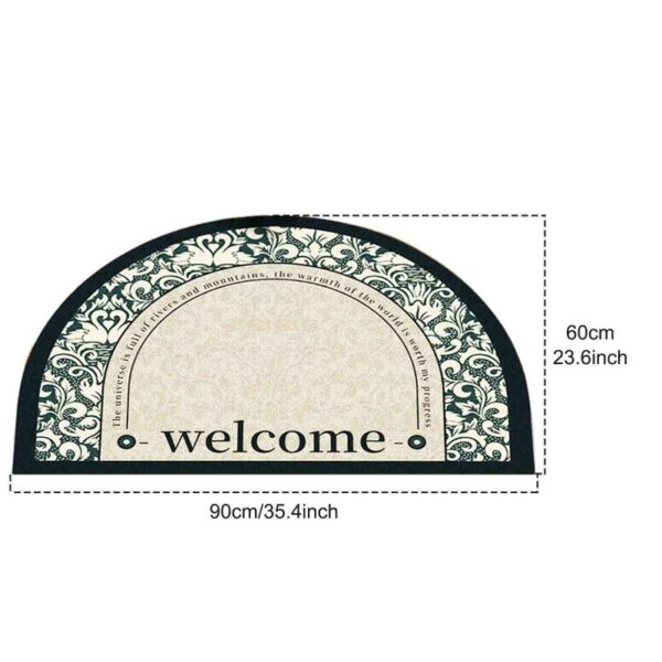 Dywanik wycieraczka vintage kwiatowa WELCOME 60x90 cm DYW02 - obrazek 4