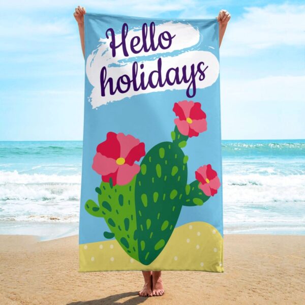 Ręcznik plażowy prostokątny HELLO HOLIDAYS 150x70 REC54WZ2