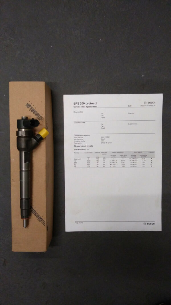 Wtryskiwacz Honda FR-V 2.2 CTDi - 0445110236 - obrazek 4