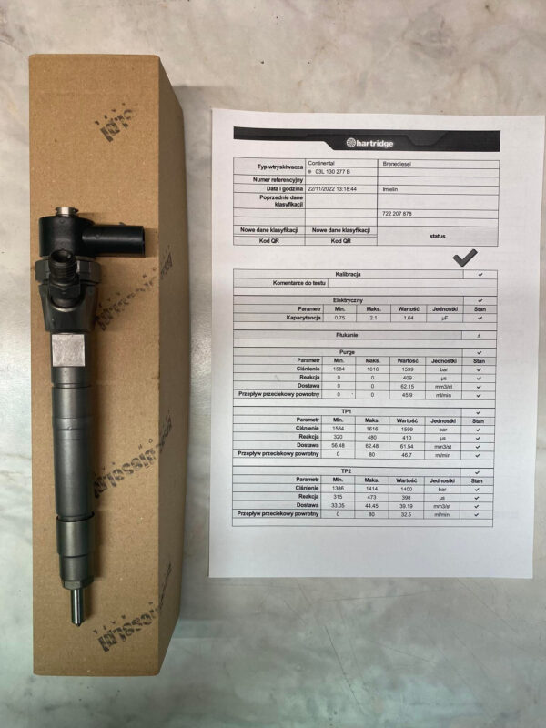 Wtryskiwacz Mercedes 311 CDI Sprinter 2.1/2.2 - 0445110204 - obrazek 3