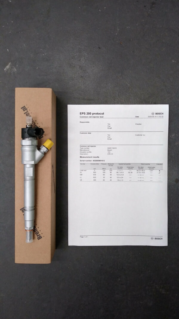 Wtryskiwacz Nissan PRIMASTAR Furgon 2.5 dCi 150 - 0445110265 - obrazek 3