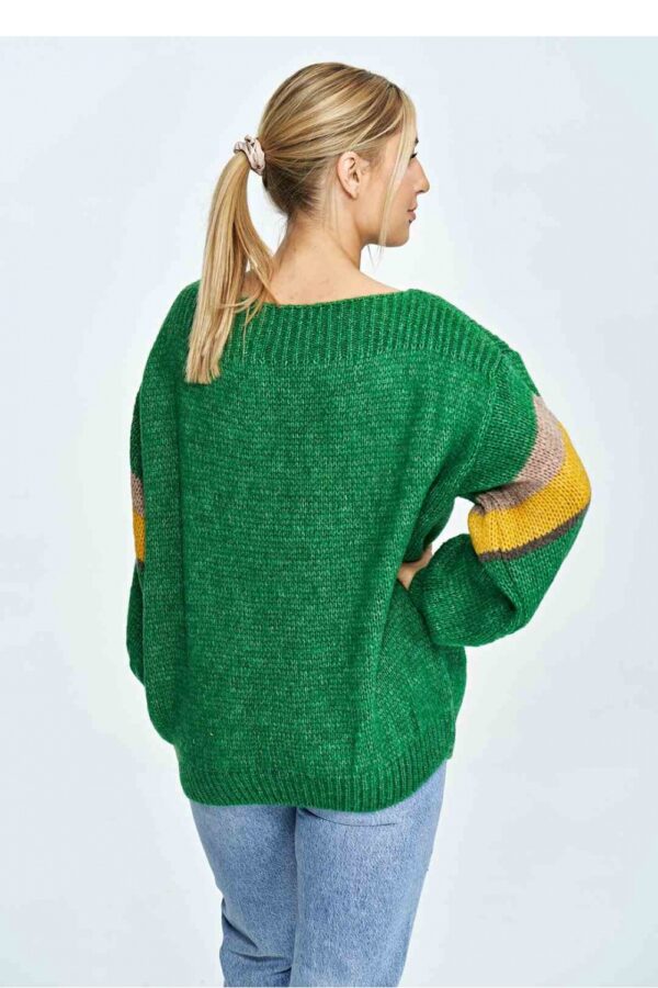 Sweter Damski Model M909 Green - Figl - obrazek 4