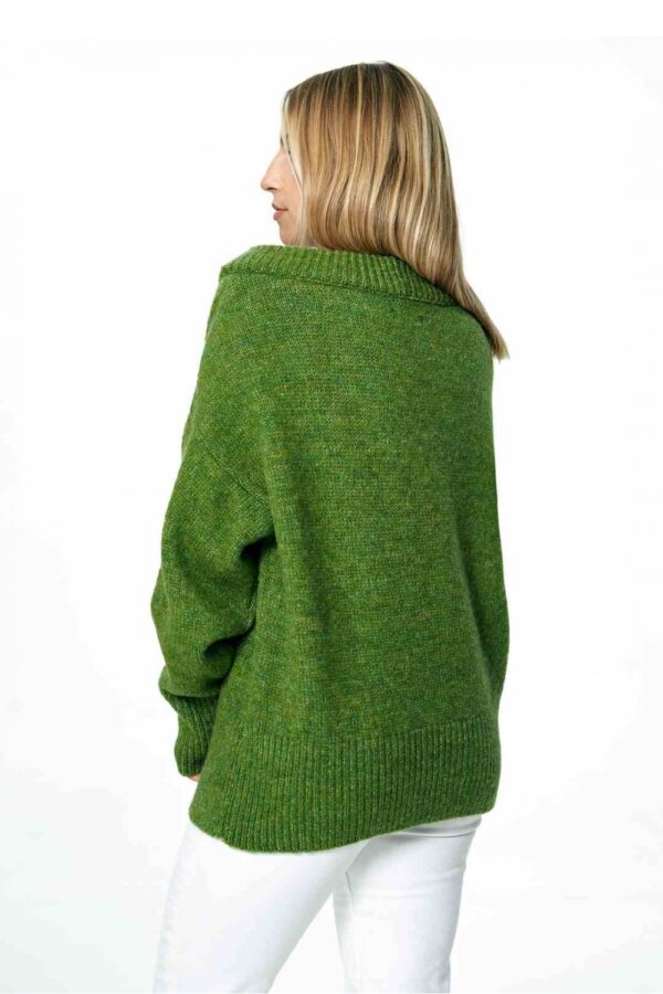 Sweter Damski Model M882 Green - Figl - obrazek 4