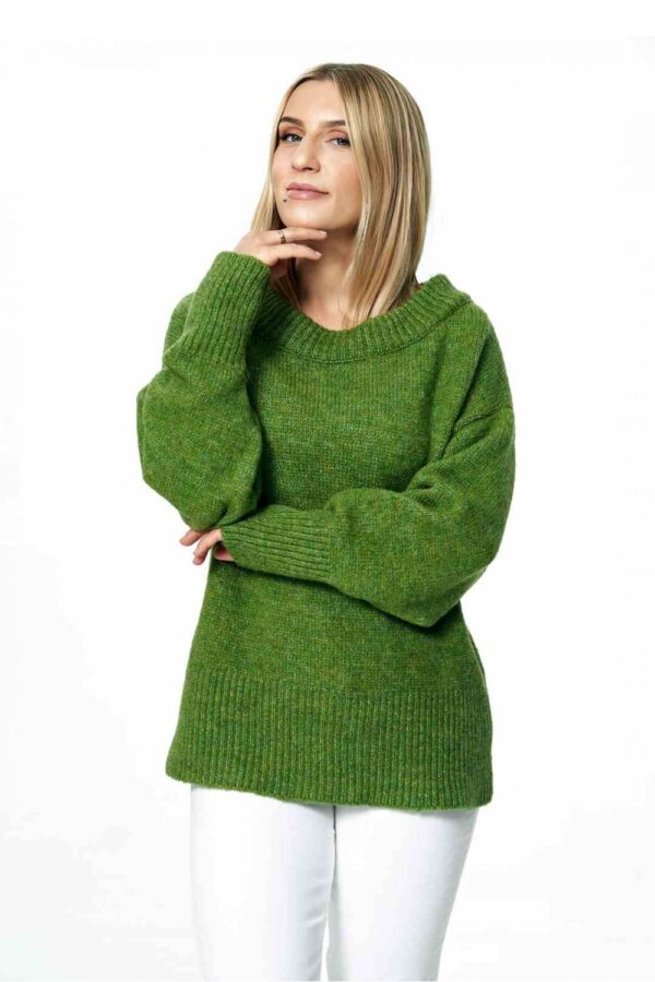 Sweter Damski Model M882 Green - Figl - obrazek 5