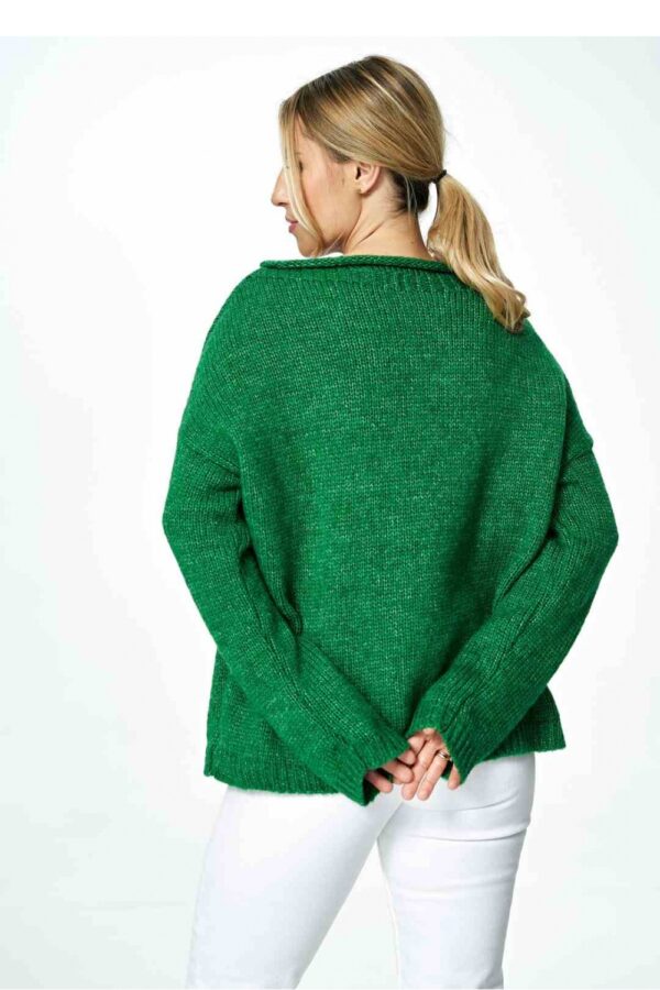 Sweter Damski Model M888 Green - Figl - obrazek 4