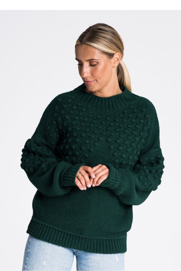 Sweter Damski Model M982 Green - Figl - obrazek 3