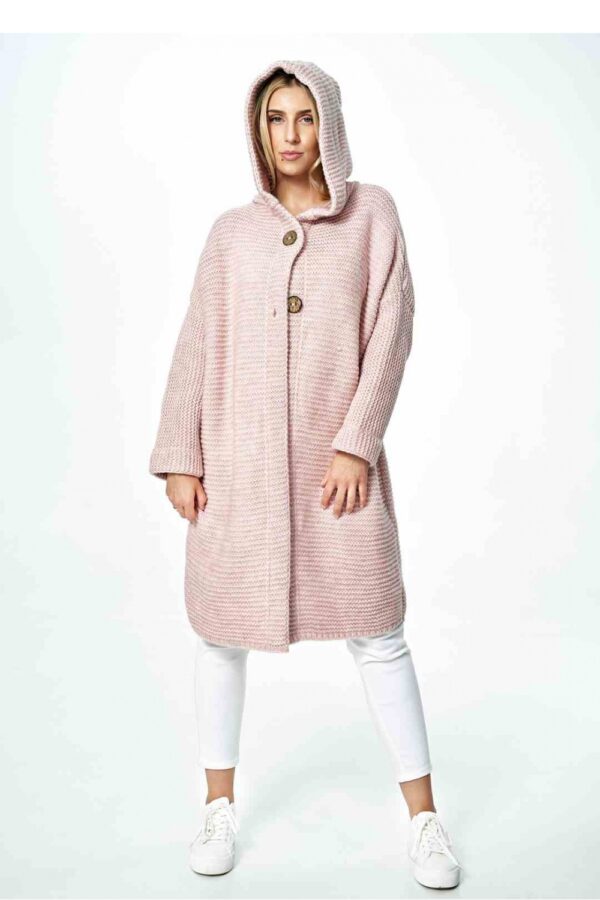 Sweter Kardigan Model M884 Light Pink - Figl