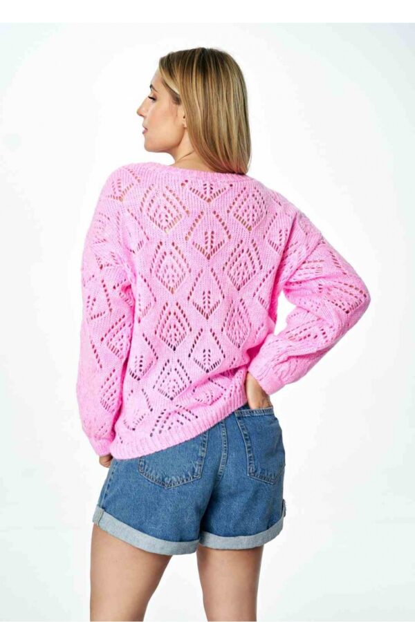 Sweter Damski Model M887 Pink - Figl - obrazek 4