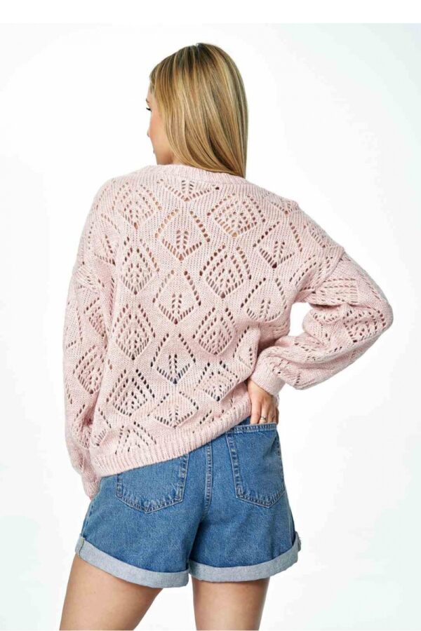 Sweter Damski Model M887 Light Pink - Figl - obrazek 4