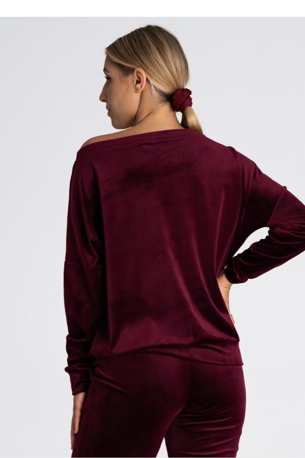 Bluza Damska Model M968 Bordo - Figl - obrazek 4