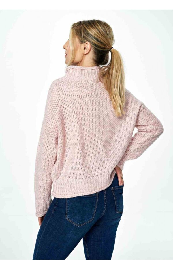 Sweter Damski Model M886 Light Pink - Figl - obrazek 4