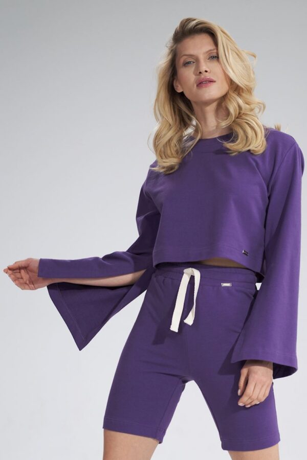 Bluza Damska Model M774 Violet - Figl - obrazek 3