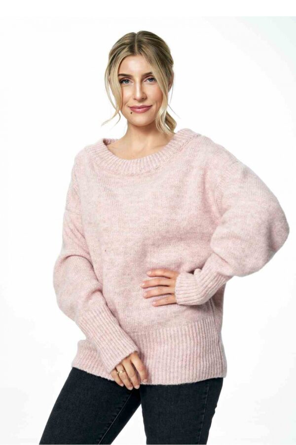 Sweter Damski Model M882 Light Pink - Figl