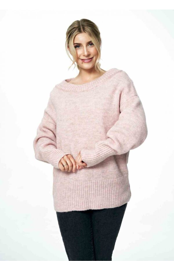 Sweter Damski Model M882 Light Pink - Figl - obrazek 3