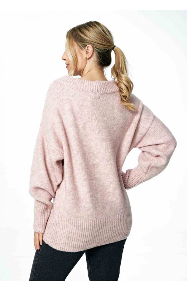 Sweter Damski Model M882 Light Pink - Figl - obrazek 4