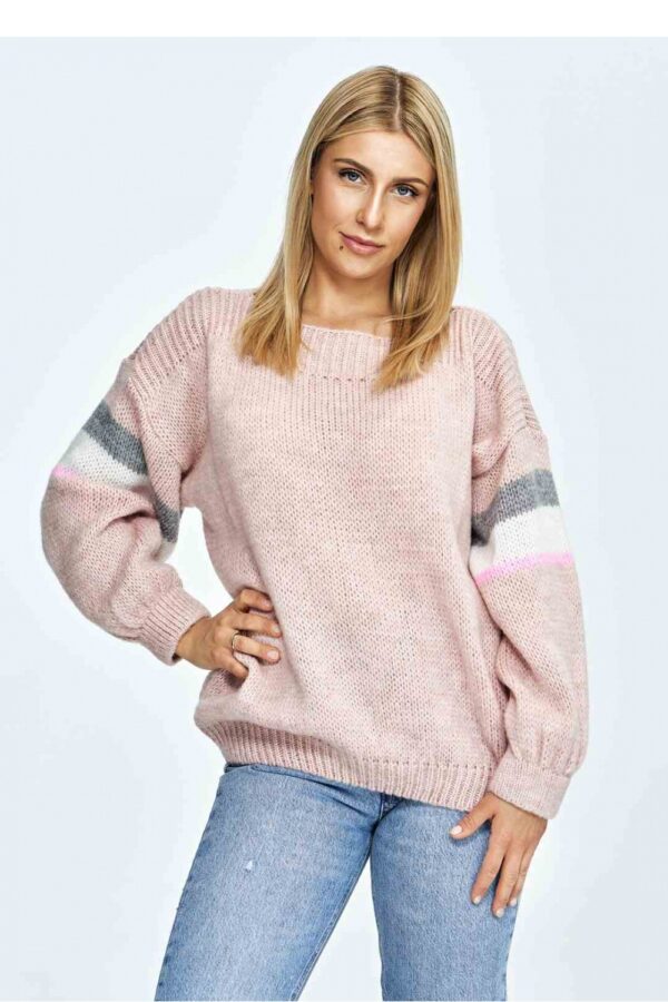 Sweter Damski Model M909 Light Pink - Figl