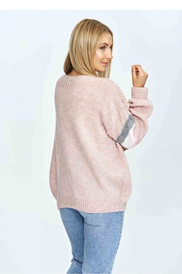 Sweter Damski Model M909 Light Pink - Figl - obrazek 4