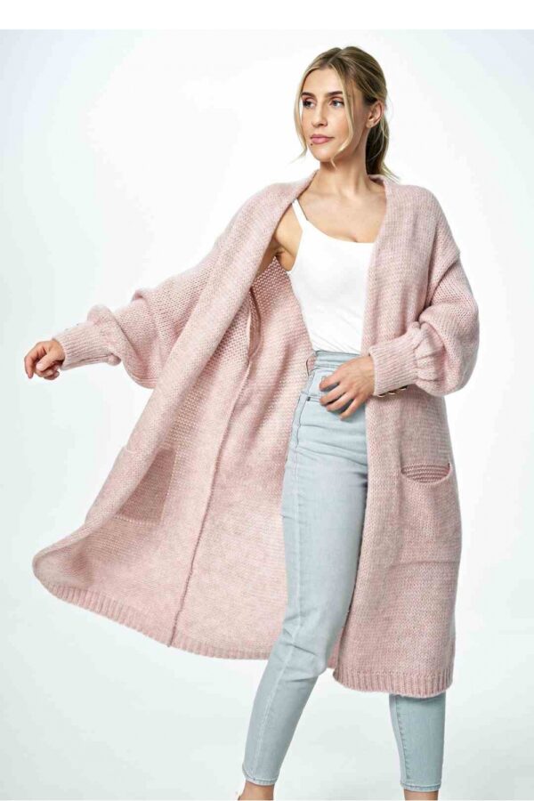 Sweter Kardigan Model M889 Light Pink - Figl - obrazek 5