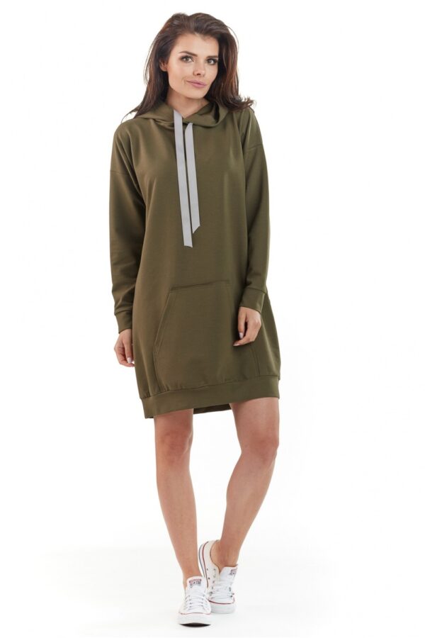 Bluza Damska Model A212 Khaki - awama - obrazek 3