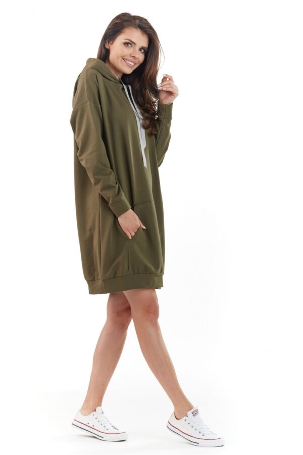 Bluza Damska Model A212 Khaki - awama - obrazek 5