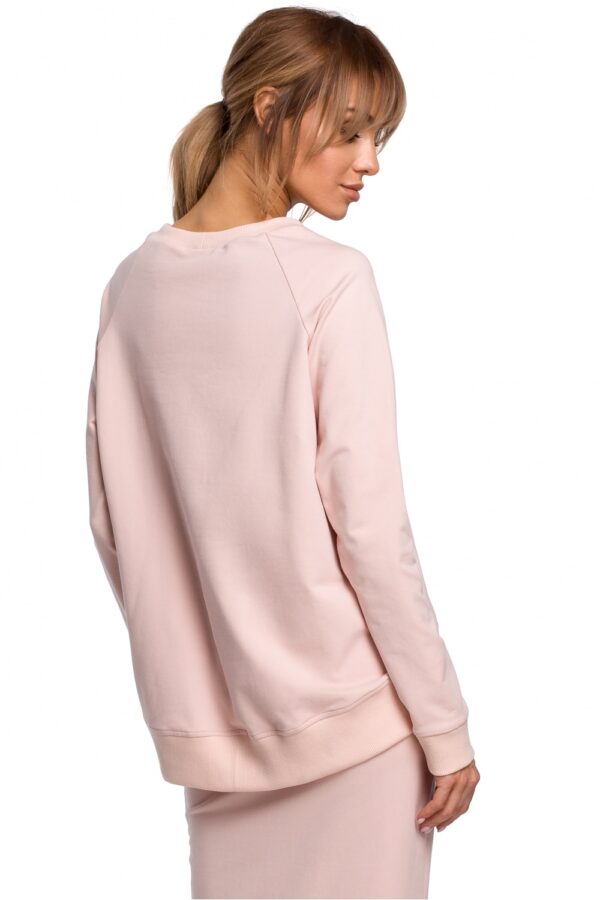 Bluza Damska Model MOE492 Pink - Moe - obrazek 4