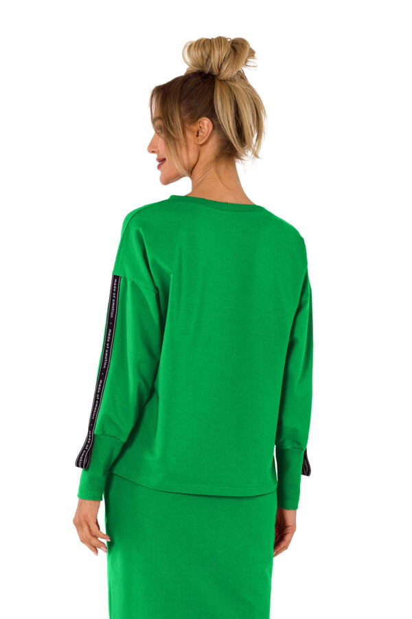 Bluza Damska Model MOE727 Green - Moe - obrazek 4