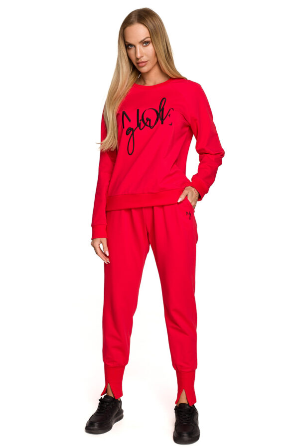 Bluza Damska Model MOE693 Red - Moe - obrazek 3