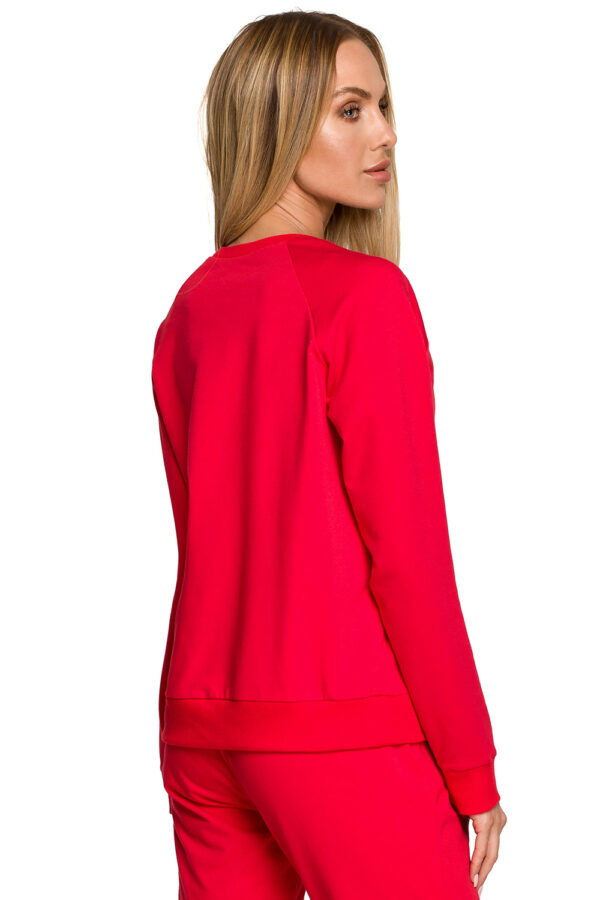 Bluza Damska Model MOE693 Red - Moe - obrazek 4