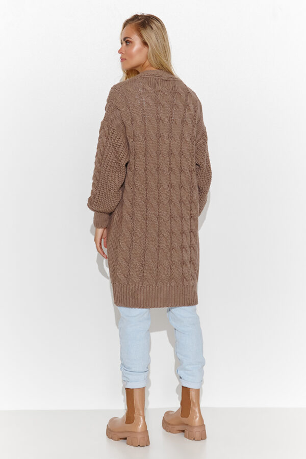 Sweter Kardigan Model S134 Cappuccino - Makadamia - obrazek 4