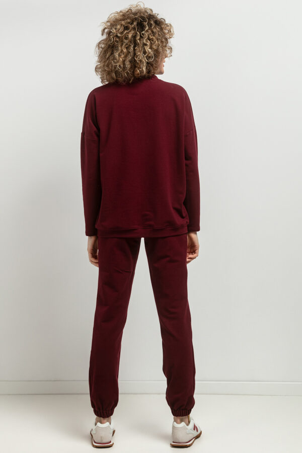 Bluza Damska Model T381/9 Bordo - Tessita - obrazek 3