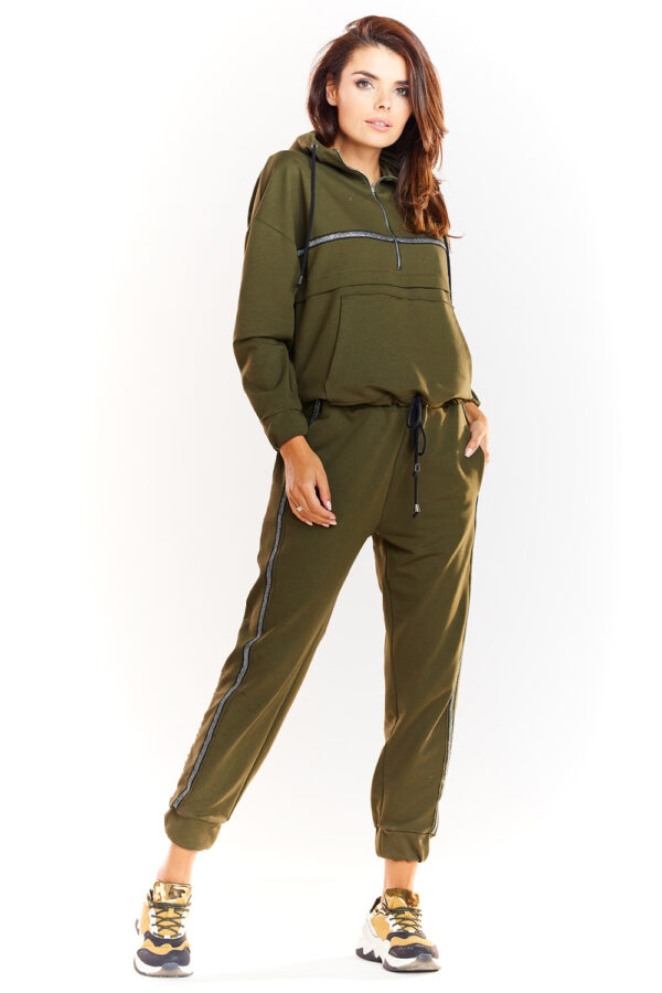 Bluza Damska Model M228 Khaki - Infinite You - obrazek 3