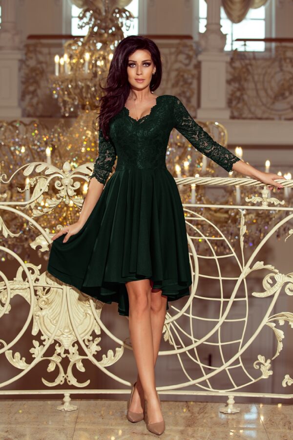 Sukienka Model Nicolle 210-3 Dark Green - Numoco - obrazek 3