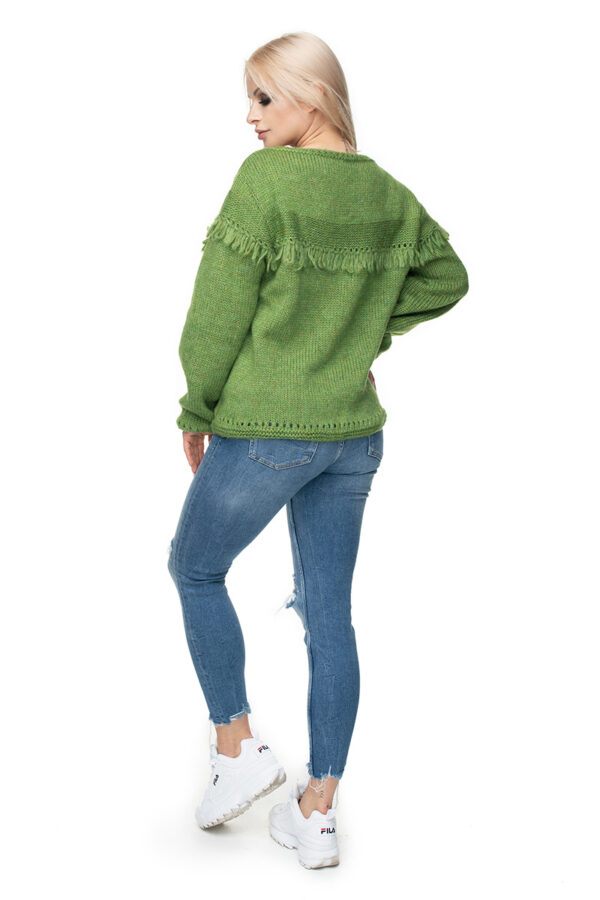 Sweter Damski Model 30062 Green - PeeKaBoo - obrazek 4