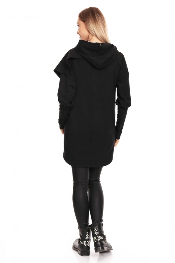 Bluza Ciążowa Model 0146 Black - PeeKaBoo - obrazek 4