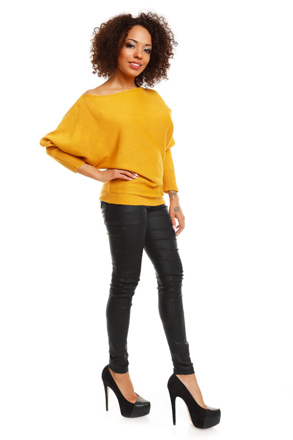 Sweter model 70003 Mustard - PeeKaBoo - obrazek 4