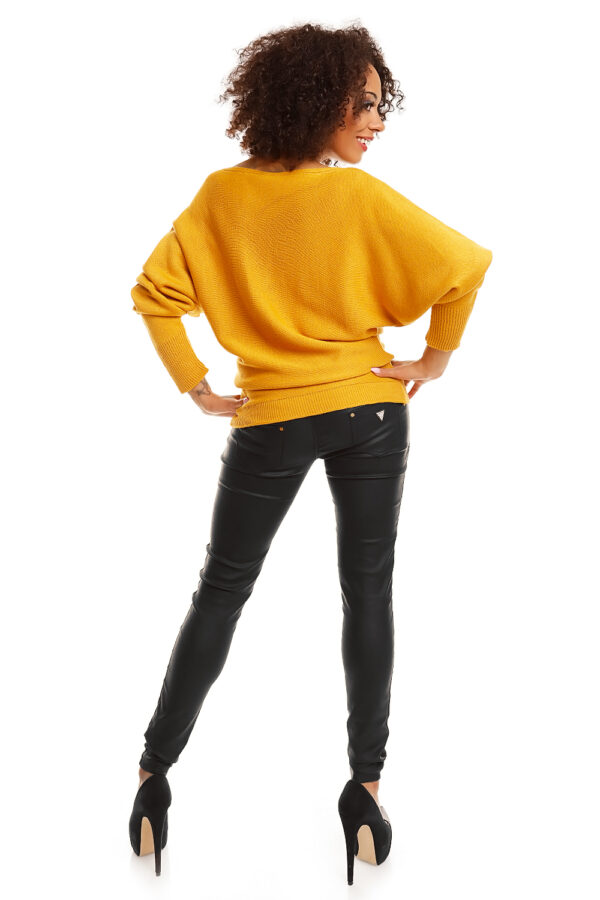 Sweter model 70003 Mustard - PeeKaBoo - obrazek 5