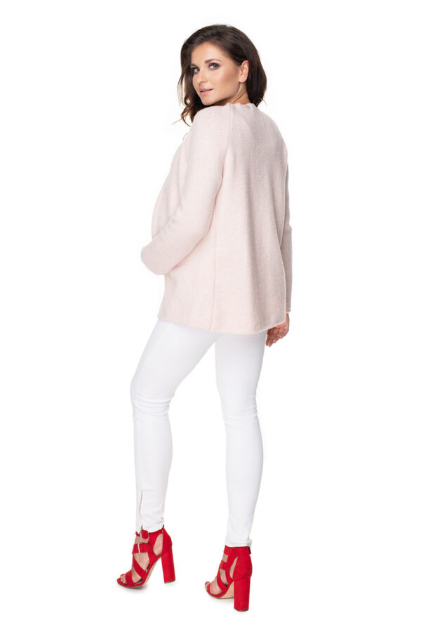 Sweter Kardigan Model 30074 Powder Pink - PeeKaBoo - obrazek 4