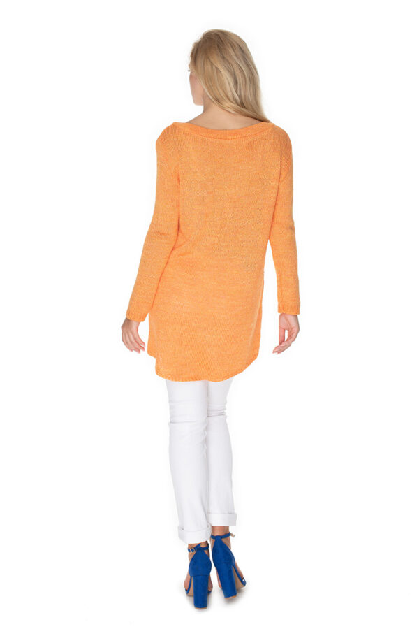 Sweter Damski Model 30067 Orange - PeeKaBoo - obrazek 4