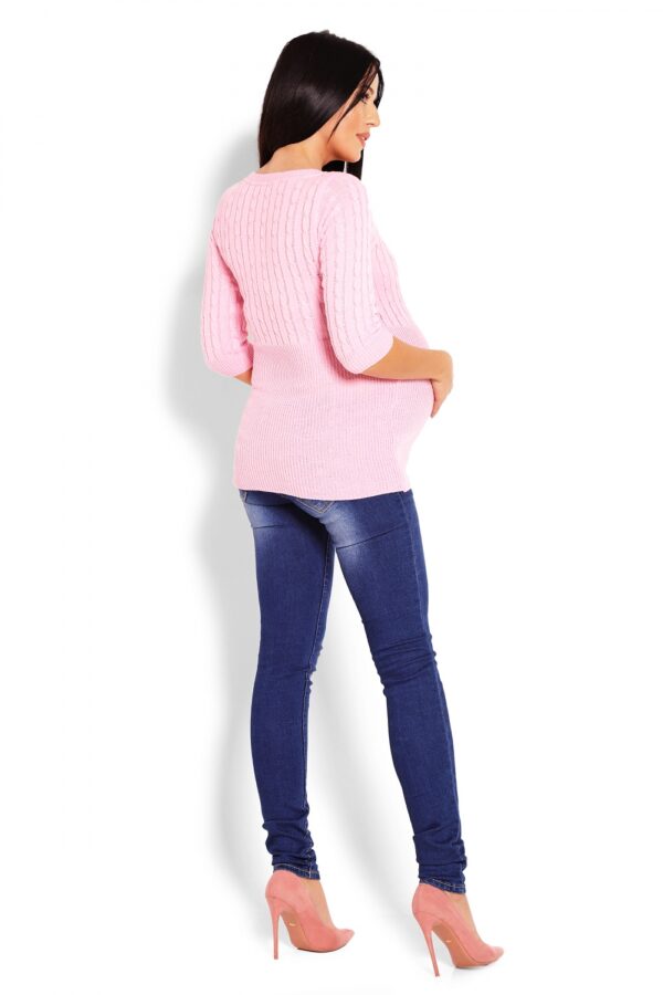 Sweter Damski Model 70008C Pink - PeeKaBoo - obrazek 4