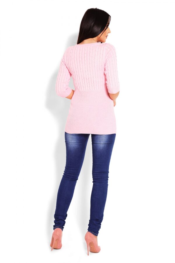 Sweter Damski Model 70008 Pink - PeeKaBoo - obrazek 4