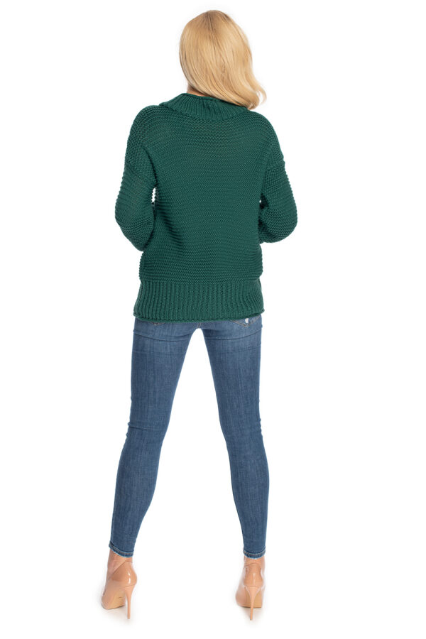 Sweter Damski Model 70032 Green - PeeKaBoo - obrazek 4