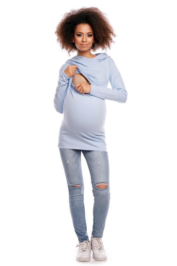 Bluza model 1473 Sky Blue - PeeKaBoo - obrazek 3