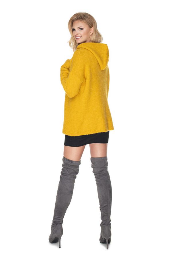 Sweter Damski Model 30070 Yellow - PeeKaBoo - obrazek 4