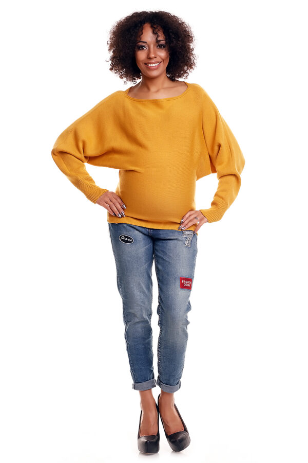 Sweter model 70003C Mustard - PeeKaBoo - obrazek 3