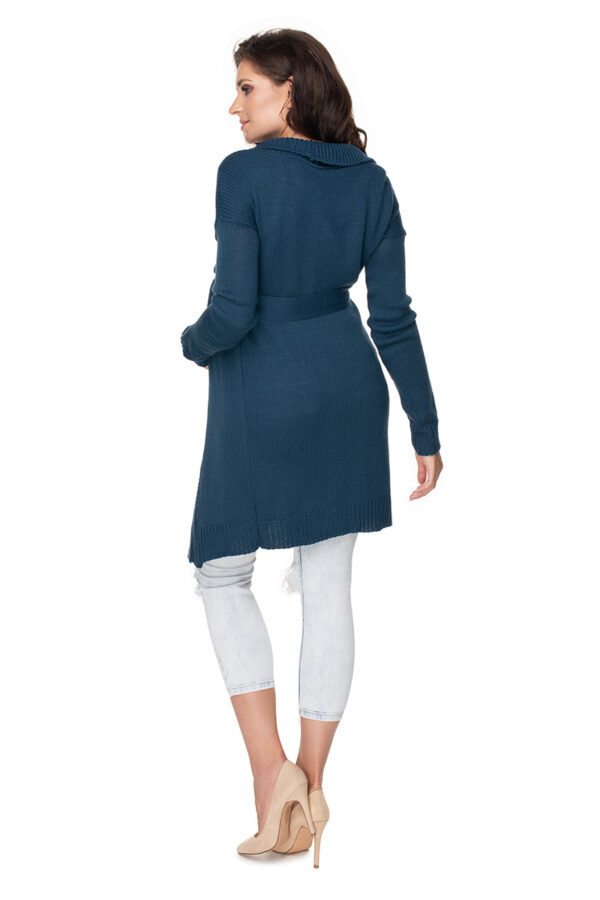 Sweter Kardigan Model 40045 Petrol - PeeKaBoo - obrazek 4