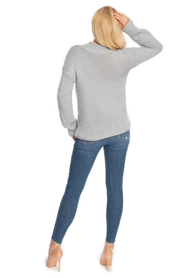 Sweter Damski Model 70032 Grey - PeeKaBoo - obrazek 4