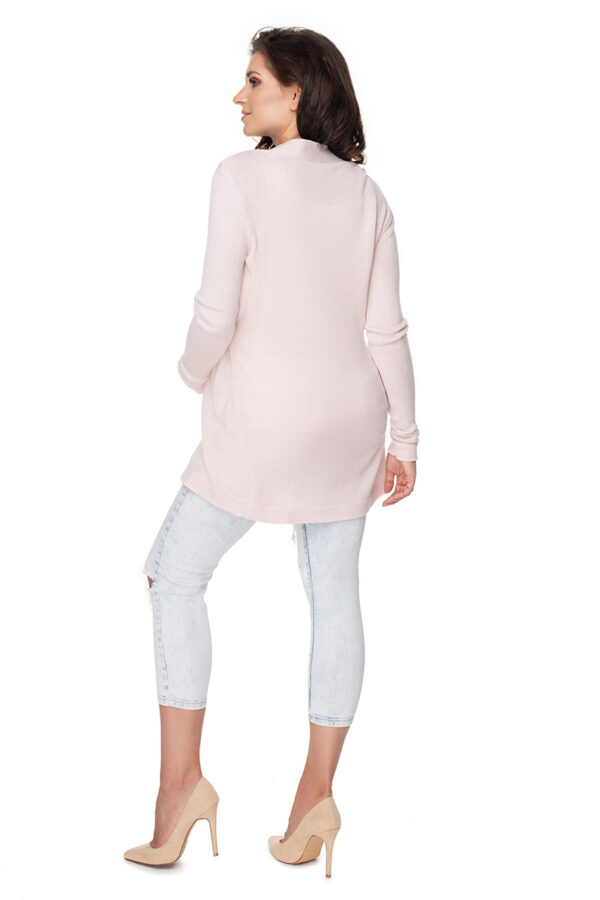 Sweter Kardigan Model 40043 Powder Pink - PeeKaBoo - obrazek 4