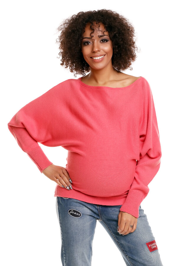 Sweter model 70003C Coral - PeeKaBoo