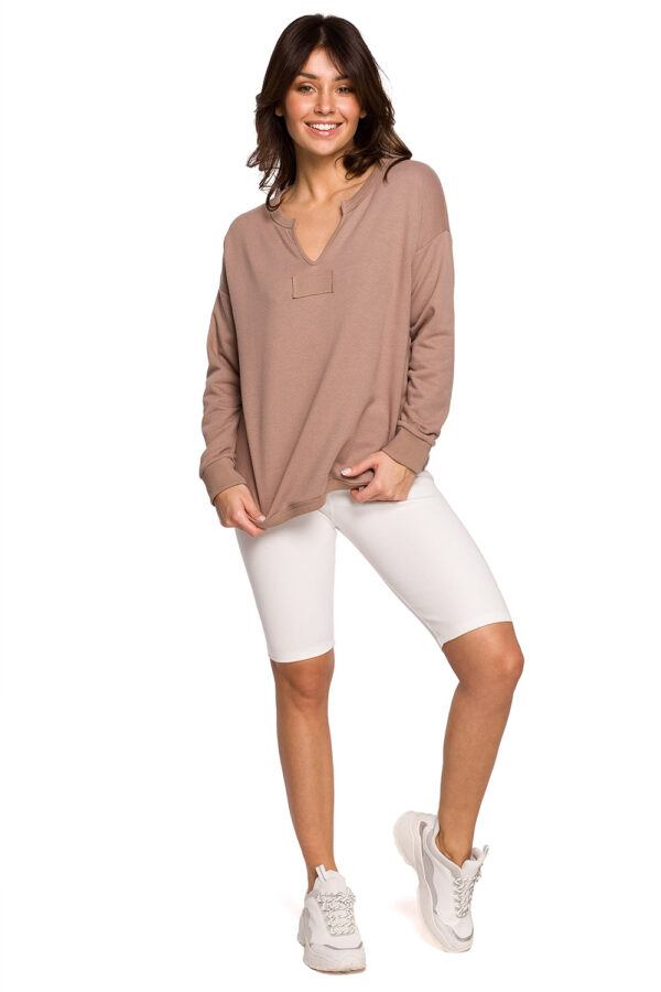 Bluza Damska Model B225 Cappuccino - BeWear - obrazek 3