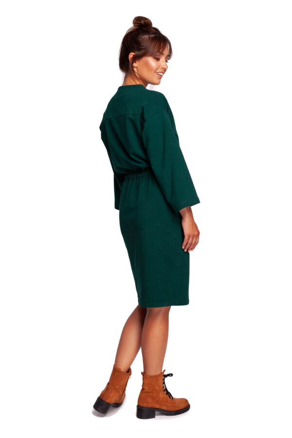 Sukienka Model B234 Dark Green - BeWear - obrazek 3